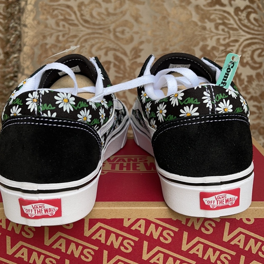 Vans Comfycush Old Skool Scribble Flower DaisyBlkM - Picture 14 of 16